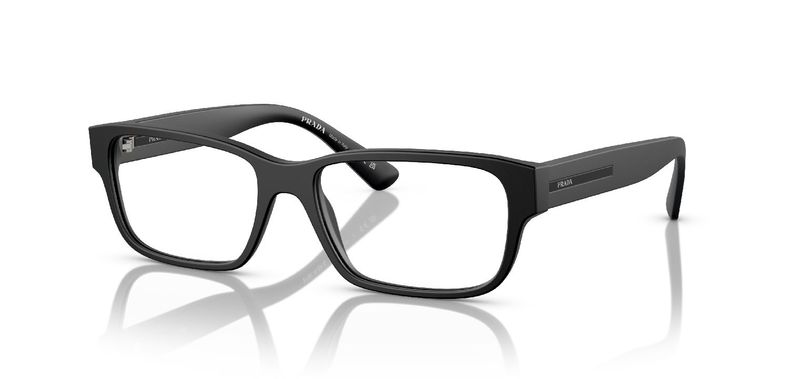 Lunettes de vue Prada Carré 0PR 18ZV Noir pour Homme