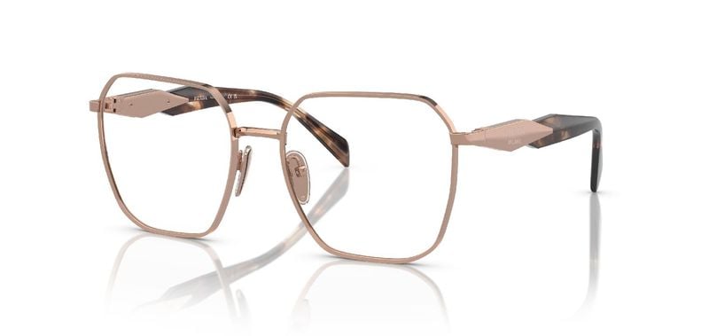 Lunettes de vue Prada Carré 0PR 56ZV Rose pour Femme