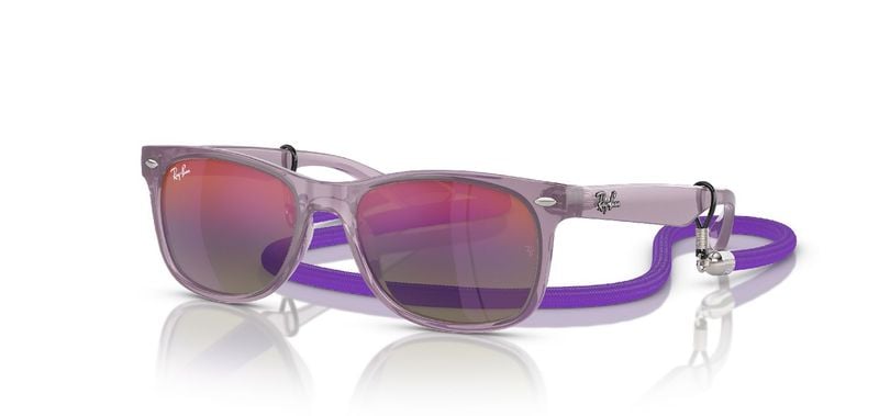 Ray-Ban Quadratisch Sonnenbrillen 0RJ9052S Weiss für Kinder