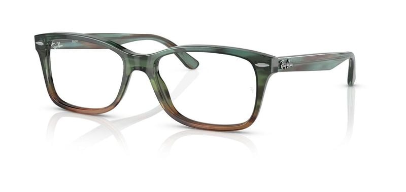 Ray-Ban Quadratisch Brillen 0RX5428 Blau für Herr-Dame