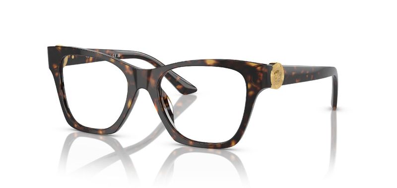 Versace Schmetterling Brillen 0VE3341U Schildpatt für Dame