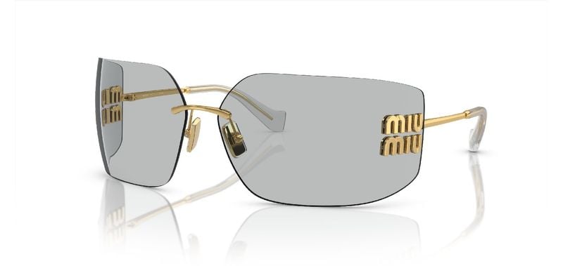 Lunettes de soleil Miu Miu Fantaisie 0MU 54YS Doré pour Femme