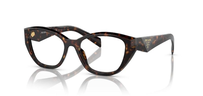Lunettes de vue Prada Papillon 0PR 21ZV Ecaille pour Femme