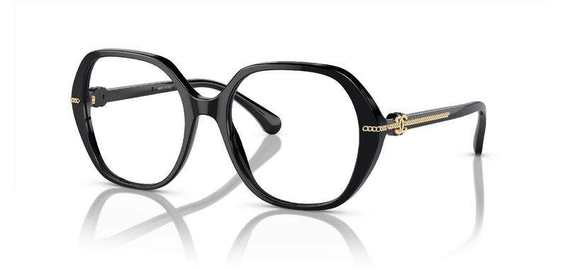 Chanel Round Eyeglasses 0CH3458 Black for Woman