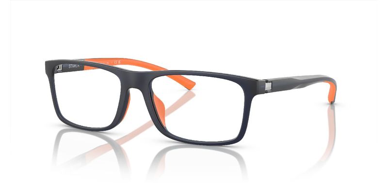 Lunettes de vue Philippe Starck Rectangle 0SH3096 Bleu pour Homme