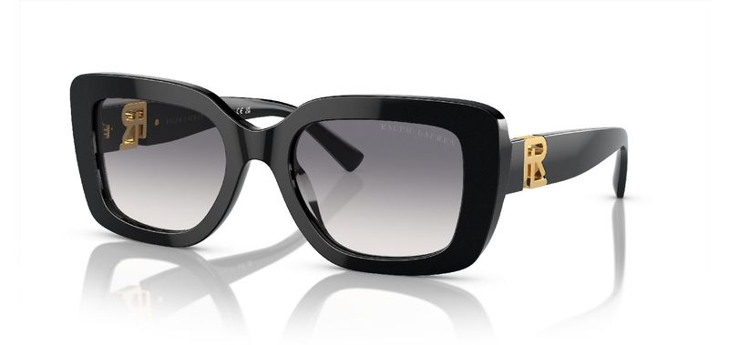 Ralph Lauren Rectangle Sunglasses 0RL8217U Black for Woman