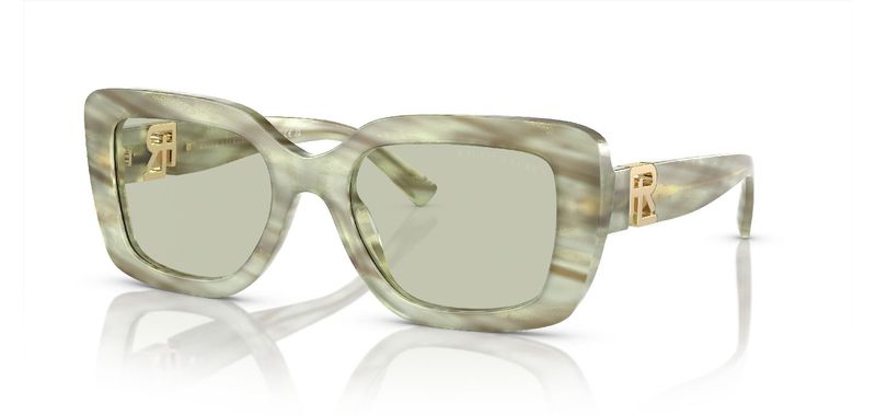 Ralph Lauren Rechteckig Sonnenbrillen 0RL8217U Grün für Herr-Dame