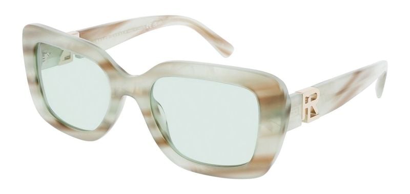 Lunettes de soleil Ralph Lauren Rectangle 0RL8217U Vert pour Femme