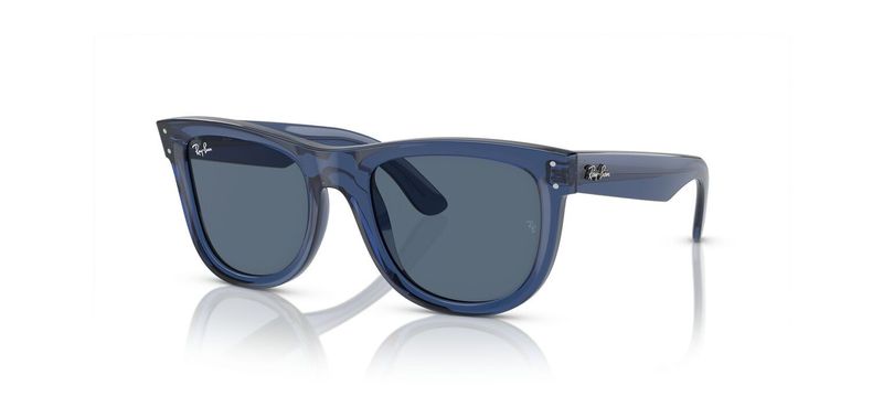 Ray-Ban Quadratisch Sonnenbrillen 0RBR0502S Blau für Herr-Dame