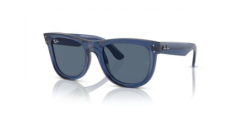 Lunettes de soleil Ray-Ban Carré 0RBR0502S Bleu pour Homme-Femme