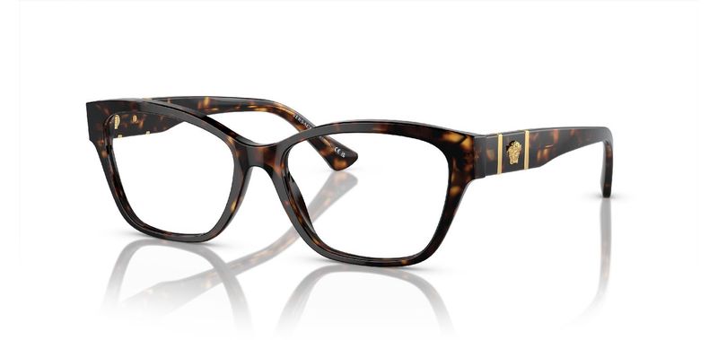 Versace Cat Eye Eyeglasses 0VE3344 Tortoise shell for Woman