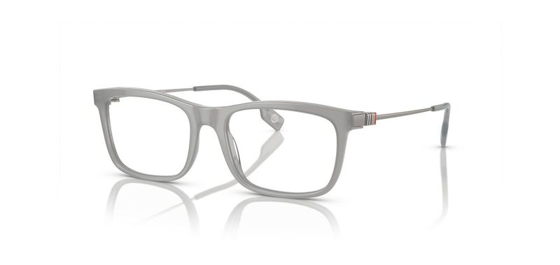 Lunettes de vue Burberry Rectangle 0BE2384 Gris pour Homme