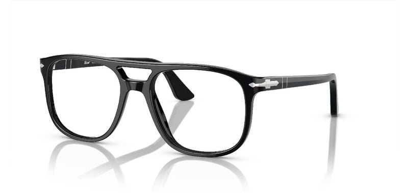 Persol Aviator Eyeglasses 0PO3329V Black for Man