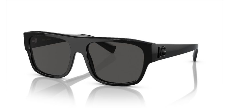 Dolce & Gabbana Rechteckig Sonnenbrillen 0DG4455 Schwarz für Herr