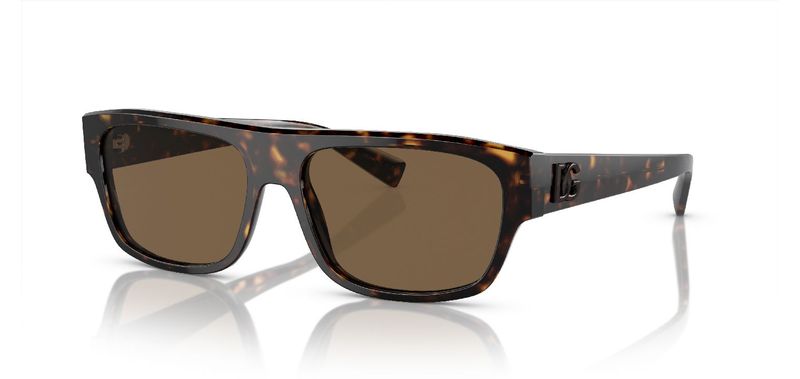 Dolce & Gabbana Rectangle Sunglasses 0DG4455 Tortoise shell for Man