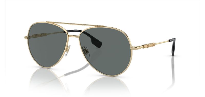 Burberry Pilot Sonnenbrillen 0BE3147 Gold für Dame