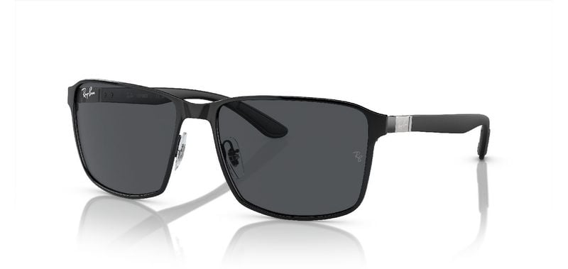 Ray-Ban Rectangle Sunglasses 0RB3721 Black for Unisex