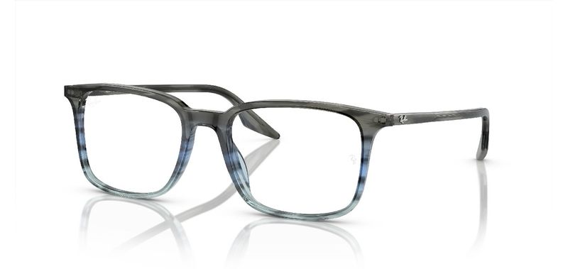 Ray-Ban Rectangle Eyeglasses 0RX5421 Grey for Unisex