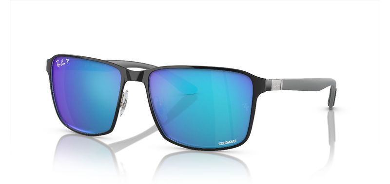 Ray-Ban Quadratisch Sonnenbrillen 0RB3721CH Schwarz für Herr-Dame