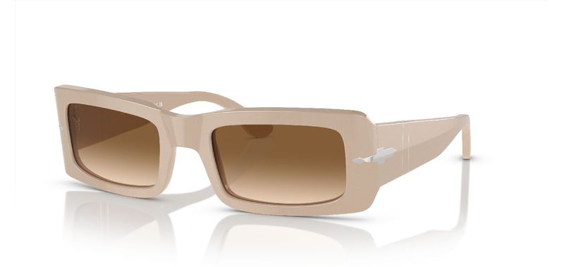 Persol Rechteckig Sonnenbrillen 0PO3332S Beige für Herr-Dame