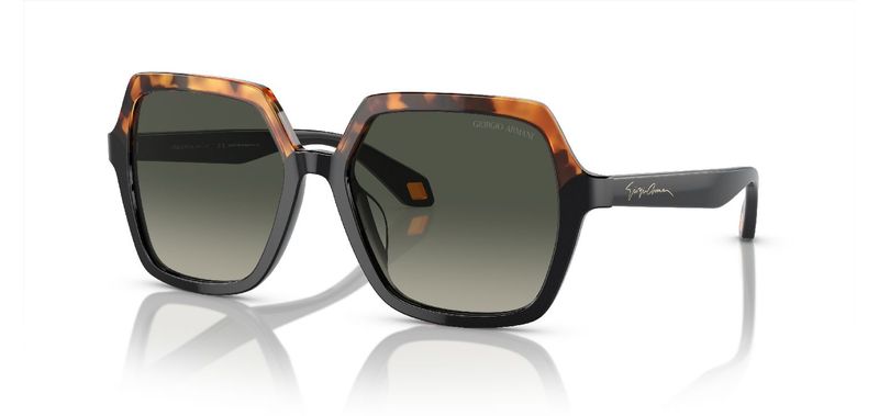 Giorgio Armani Carré Sunglasses 0AR8193U Black for Woman