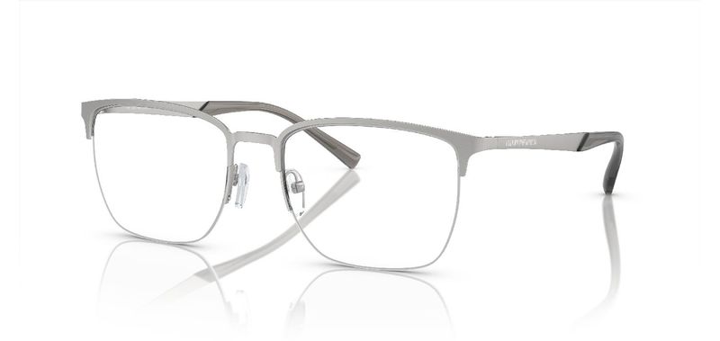 Emporio Armani Quadratisch Brillen 0EA1151 Sillber für Herren