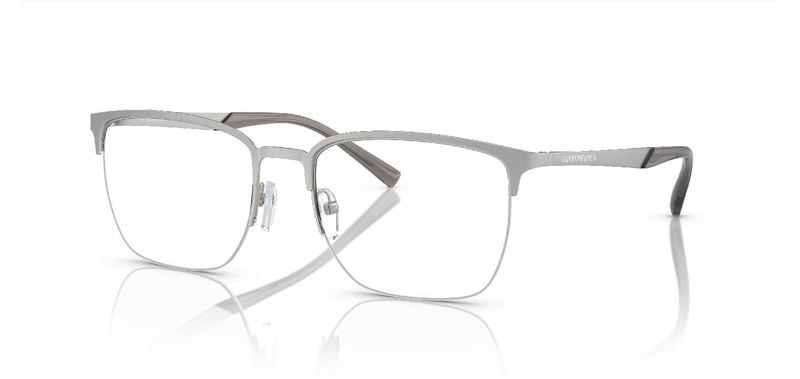 Emporio Armani Carré Eyeglasses 0EA1151 Silver for Man