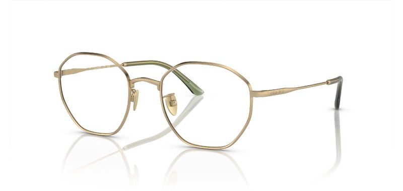 Lunettes de vue Giorgio Armani Carré 0AR5139 Doré pour Homme