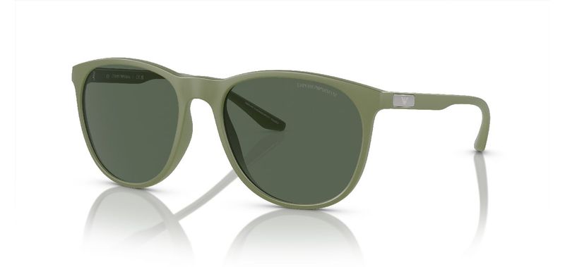 Emporio Armani Round Sunglasses 0EA4210 Green for Man