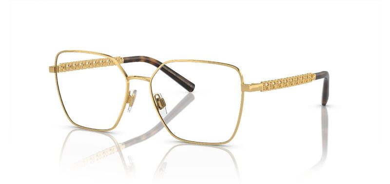 Lunettes de vue Dolce & Gabbana Carré 0DG1351 Doré pour Femme