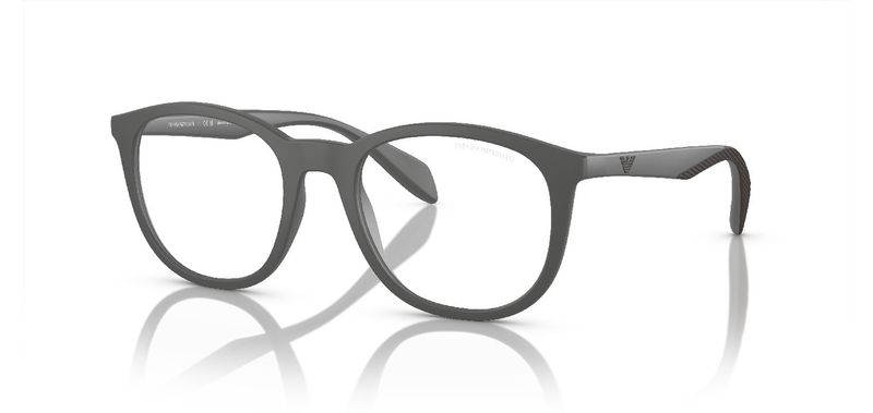 Emporio Armani Round Eyeglasses 0EA4211 Grey for Man