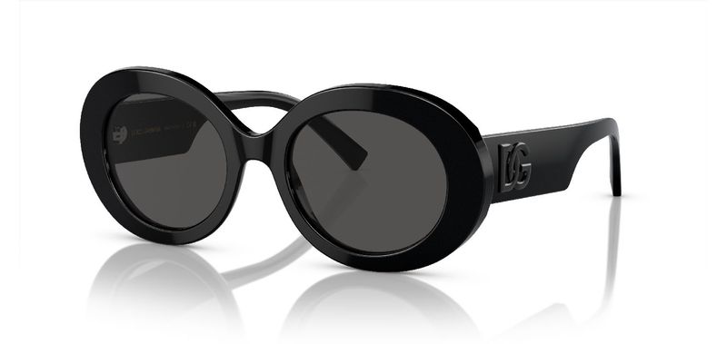 Dolce & Gabbana Oval Sonnenbrillen 0DG4448 Schwarz für Damen