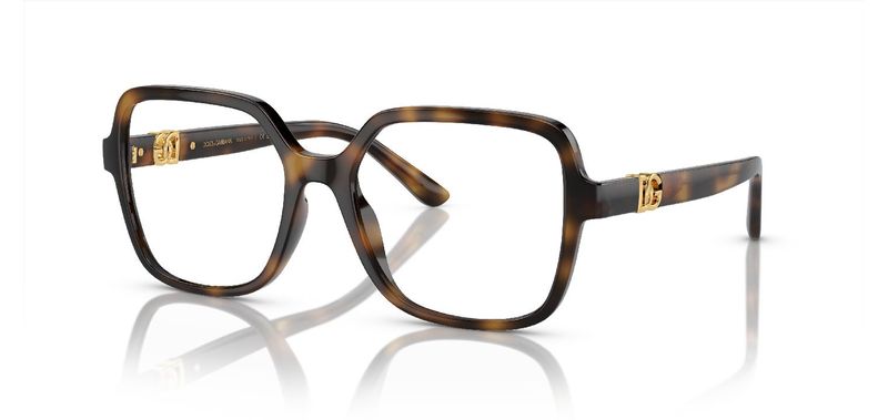 Dolce & Gabbana Quadratisch Brillen 0DG5105U Schildpatt für Dame