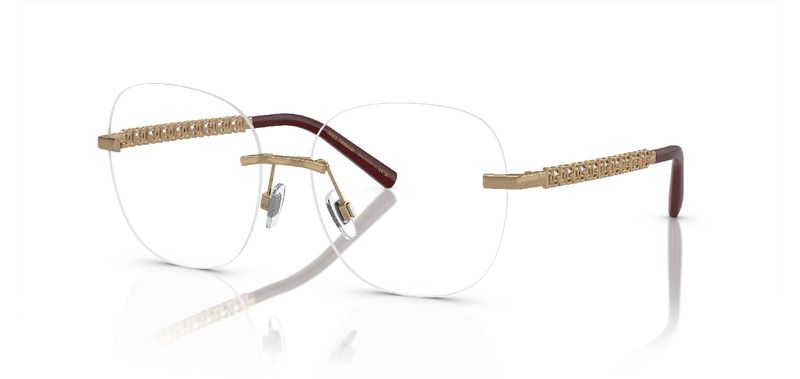 Dolce & Gabbana Round Eyeglasses 0DG1352 Orange for Woman