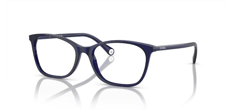 Lunettes de vue Chanel Papillon 0CH3414 Bleu pour Femme
