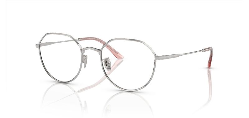 Lunettes de vue Giorgio Armani Ronde 0AR5142 Argenté pour Femme