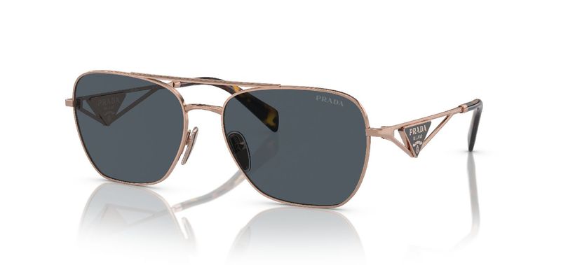 Prada Quadratisch Sonnenbrillen 0PR A50S Rosa für Herr-Dame