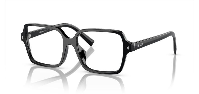 Lunettes de vue Prada Carré 0PR A02V Noir pour Femme