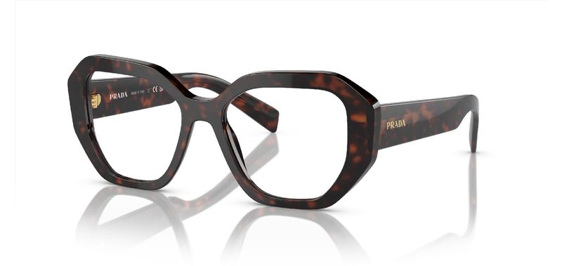 Prada Quadratisch Brillen 0PR A07V Schildpatt für Dame