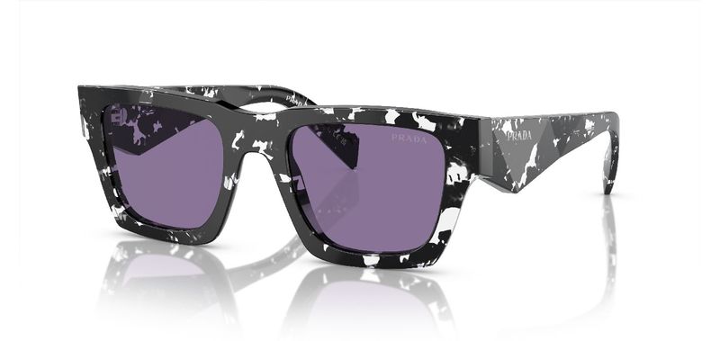 Prada Carré Sunglasses 0PR A06S Black for Man