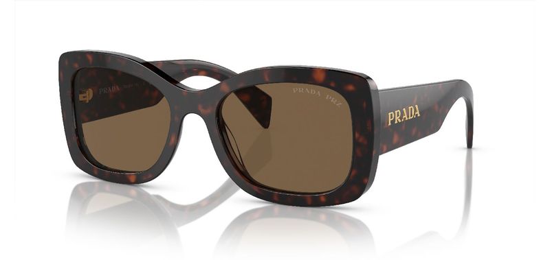 Prada Oval Sonnenbrillen 0PR A08S Schildpatt für Herr-Dame