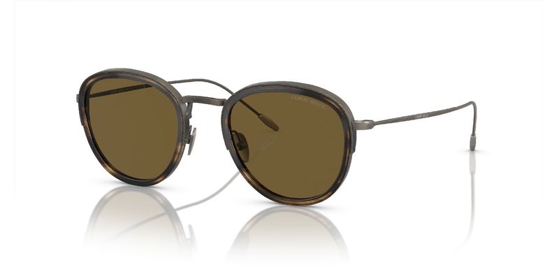Giorgio Armani Round Sunglasses 0AR6068 Grey for Man