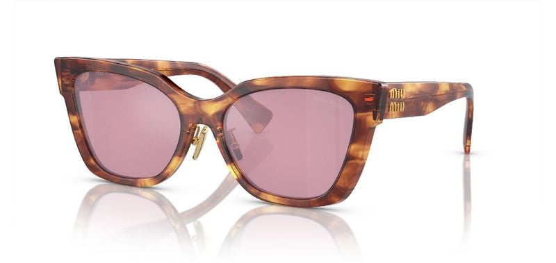 Lunettes de soleil Miu Miu Carré 0MU 02ZS Ecaille pour Femme