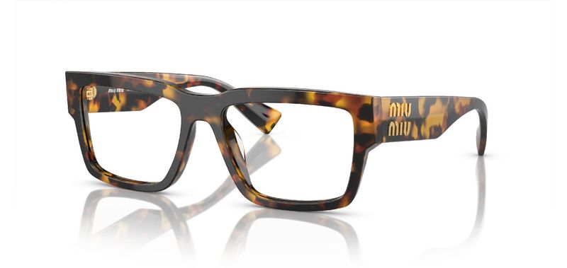 Miu Miu Rectangle Eyeglasses 0MU 02XV Tortoise shell for Woman
