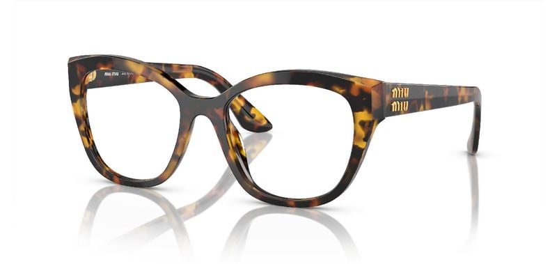Miu Miu Schmetterling Brillen 0MU 05XV Schildpatt für Damen