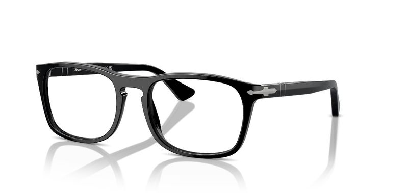 Persol Carré Eyeglasses 0PO3344V Black for Unisex