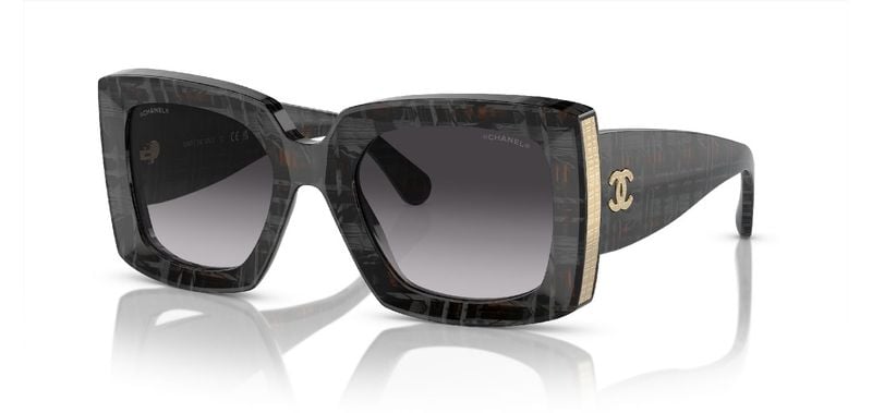 Chanel Rectangle Sunglasses 0CH5435 Marron for Woman