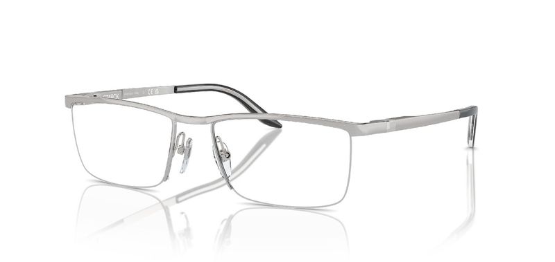Philippe Starck Rectangle Eyeglasses 0SH2085 Silver for Man