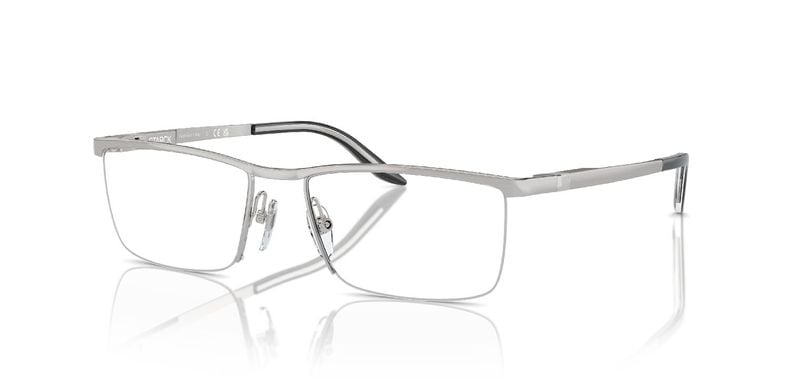 Lunettes de vue Philippe Starck Rectangle 0SH2085 Argenté pour Homme