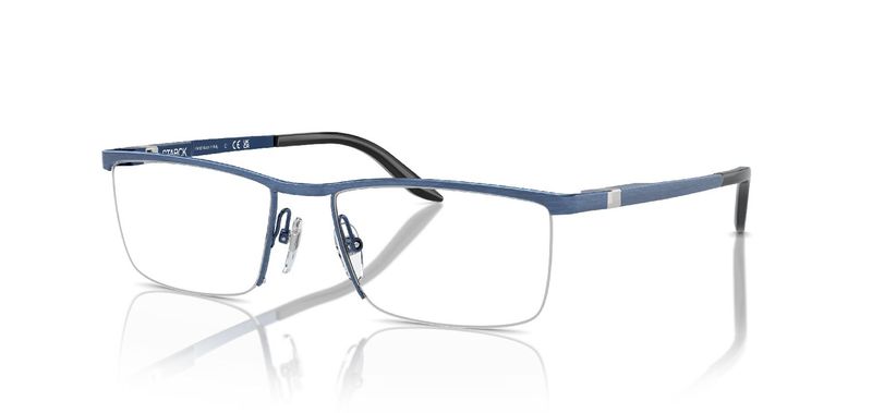Philippe Starck Rectangle Eyeglasses 0SH2085 Blue for Man